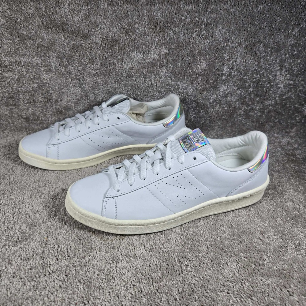 New Balance 791 J.Crew Sneakers White Iridescent Leather Womens 9